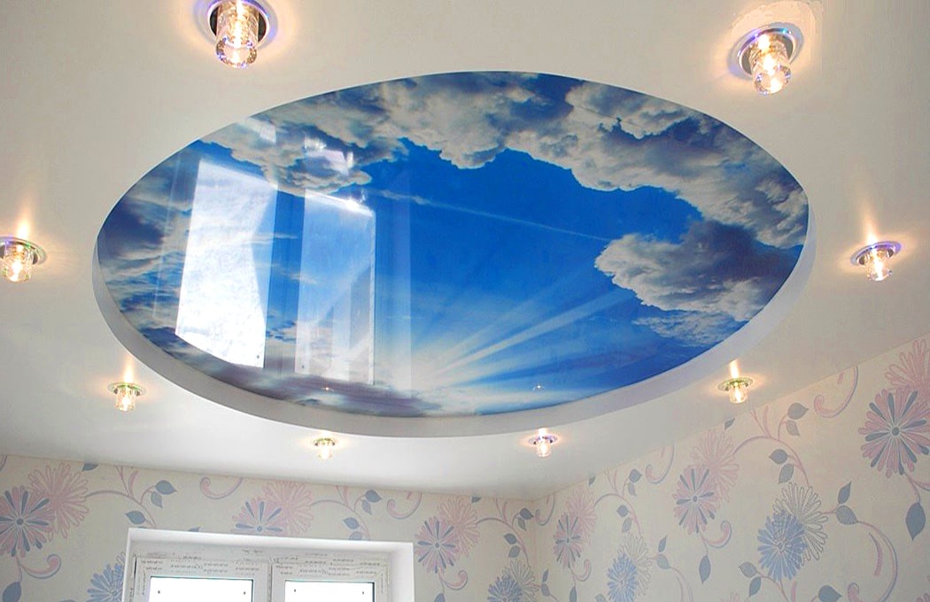 Натяжные потолки Армавир, небо, цветы фото печать, адреса, телефоны